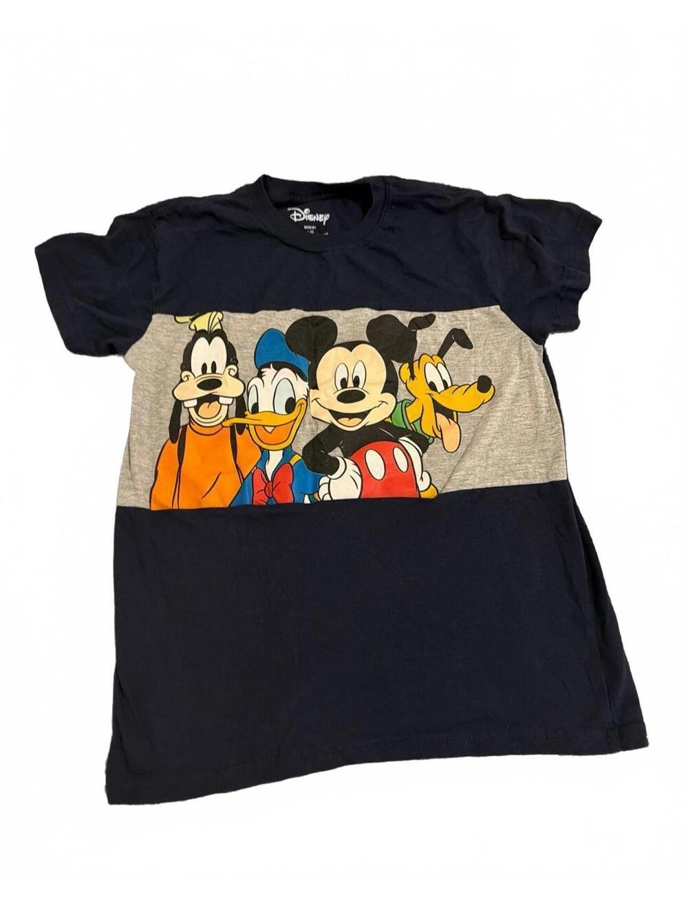 Disney Characters Boys T-Shirt Large - Mickey, Donald
